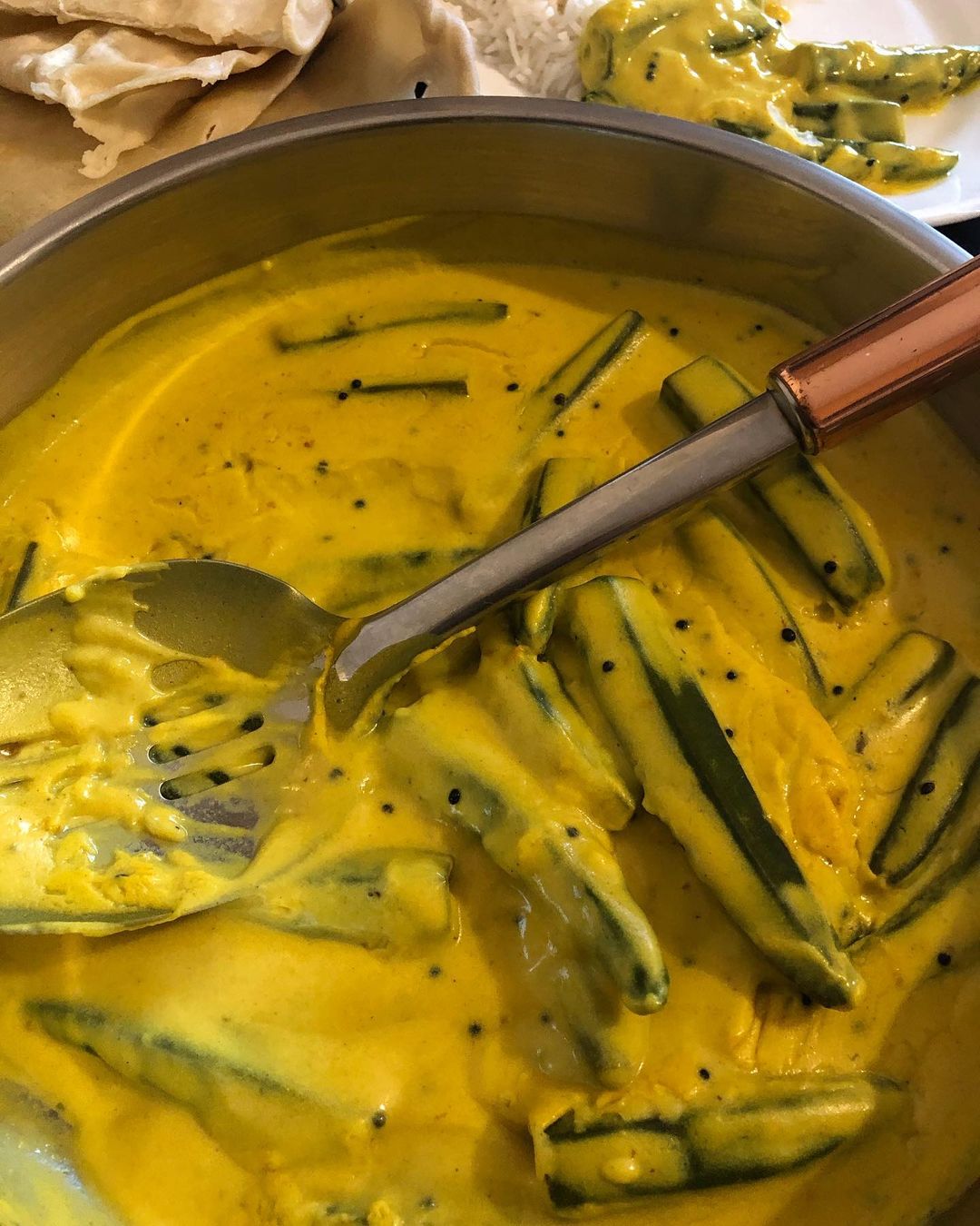Okra Vegan Yogurt Curry
