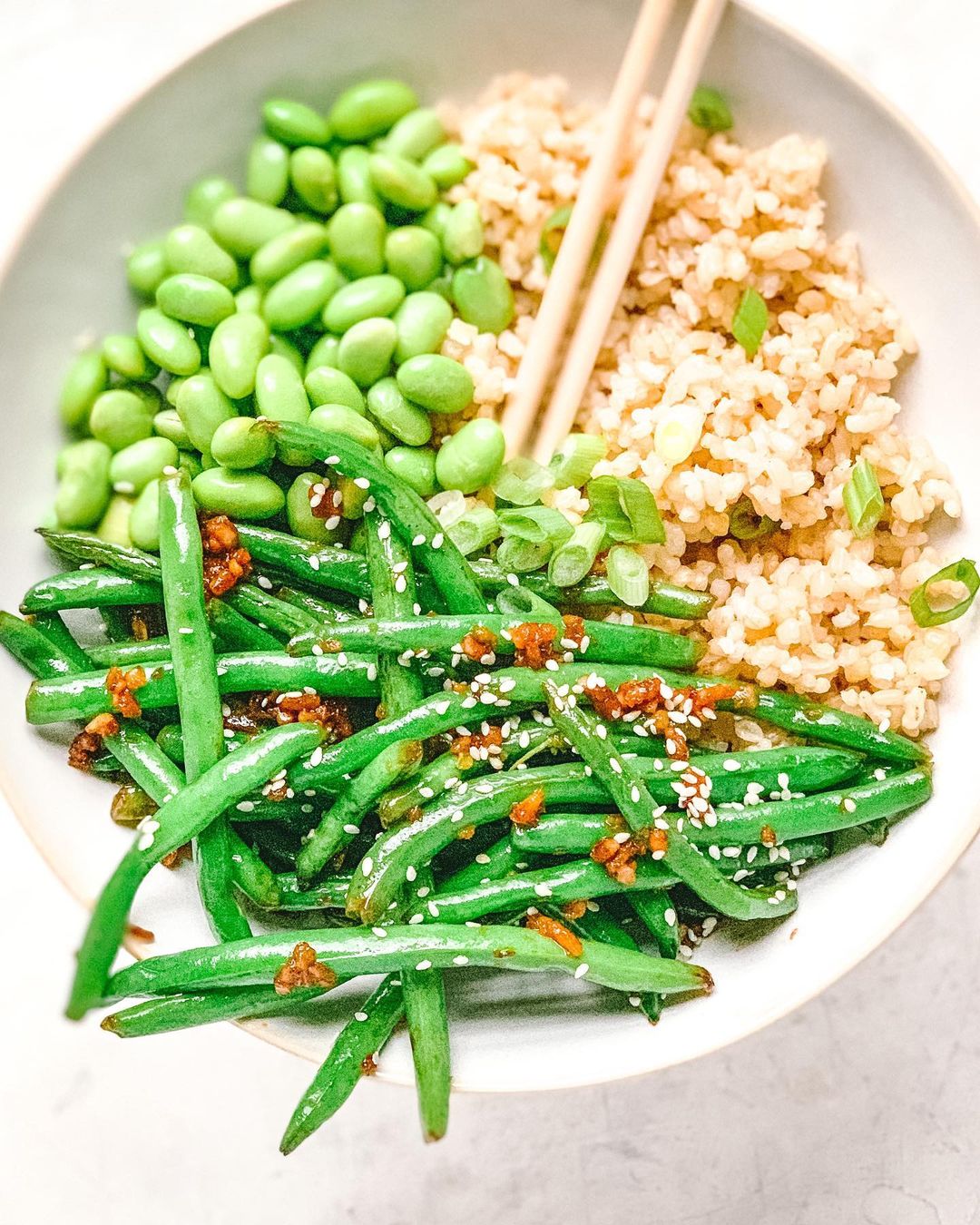 Sesame Garlic String Beans