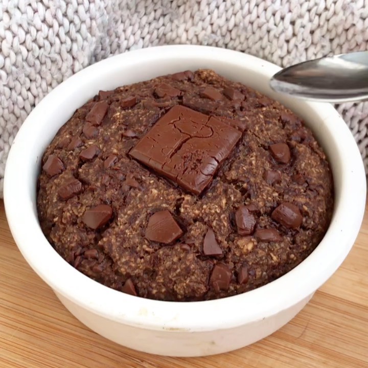 Double Chocolate Baked Oats