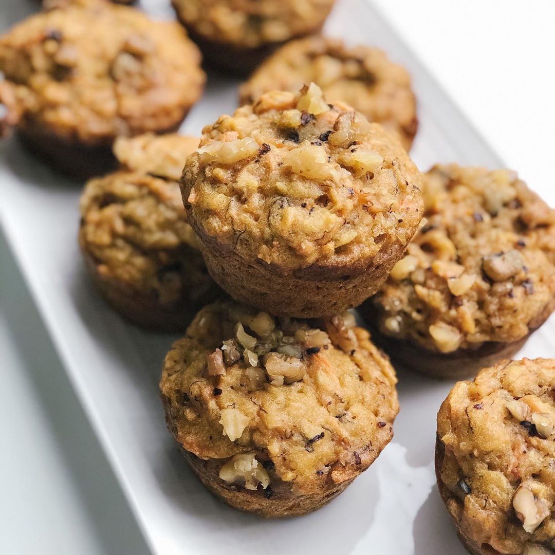 Healthy Fruit and Veggie Breakfast Muffins