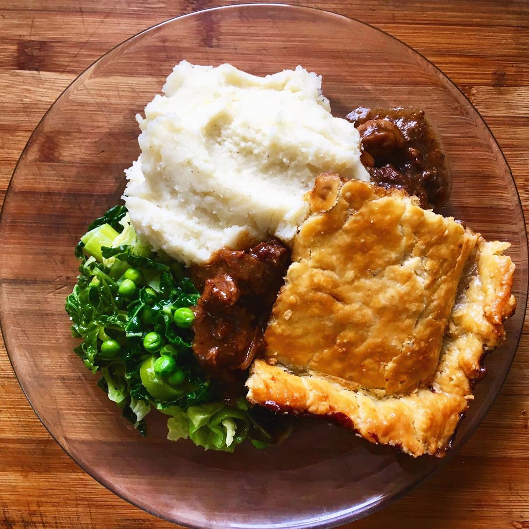 Braised Beef and Mushroom Pie