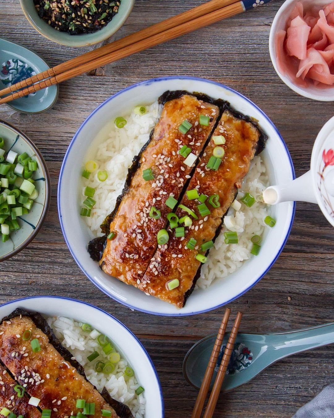 Vegan Tofu Unagi Bowl