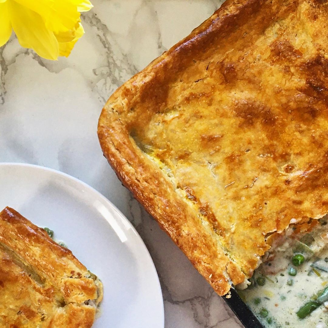 Spring Chicken and Vegetable Pot Pie